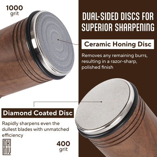 OKNIV Diamond Rolling Knife Sharpener™